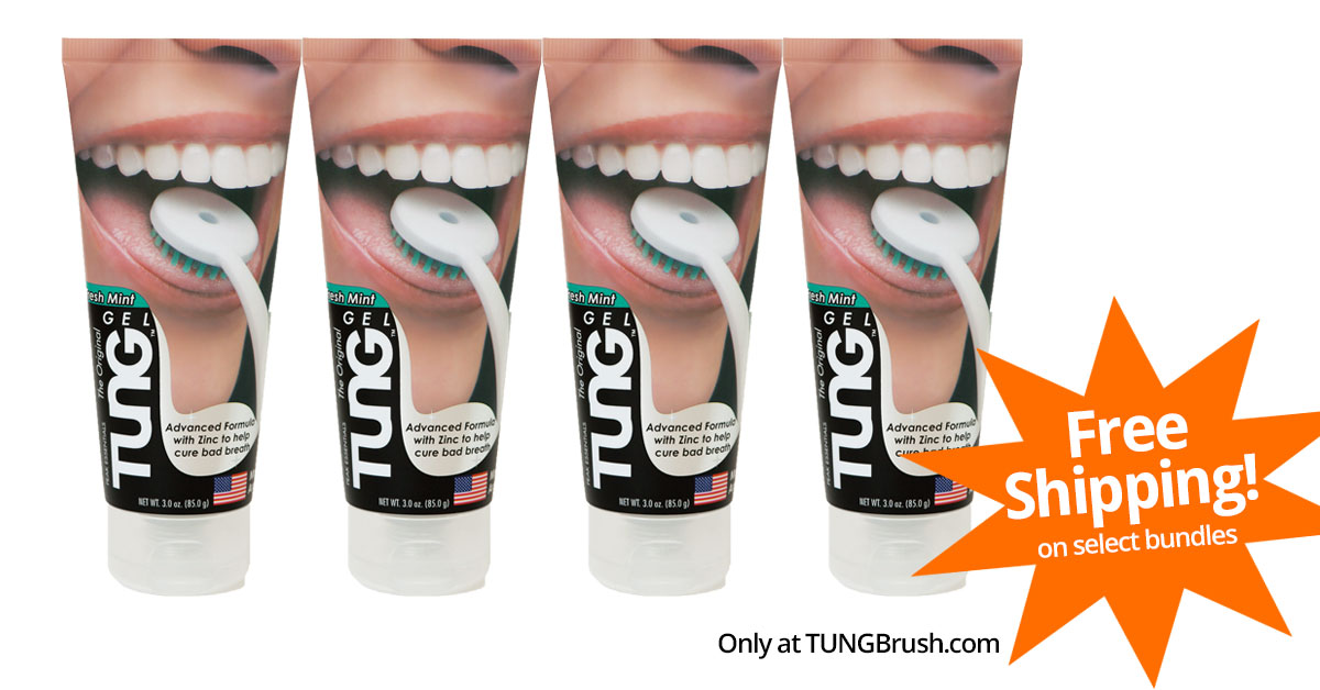 Save with Free Shipping on 4-Pack Bundles of TUNG Brush & TUNG Gel