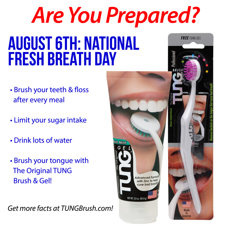 August 6th: National Fresh Breath Day