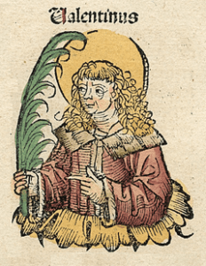 St. Valentine from Nuremburg Chronicle